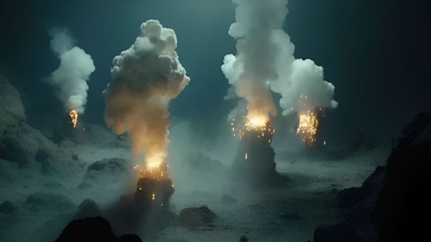 Descubren un volcán submarino único en su tipo: arroja lodo, líquidos y gas