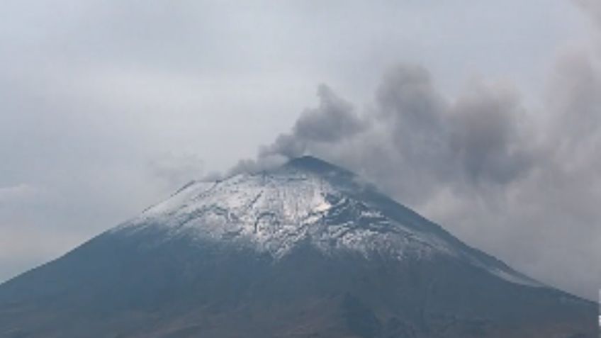 Alerta en CDMX y Edomex: podría caer ceniza del volcán Popocatépetl