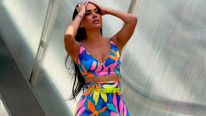 Con suéter girly, Galilea Montijo demuestra que los colores pastel siempre lucen en las pieles canela