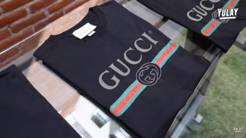 Te hará pensar: comparan una playera Gucci de 12,000 pesos con sus clones de Tepito