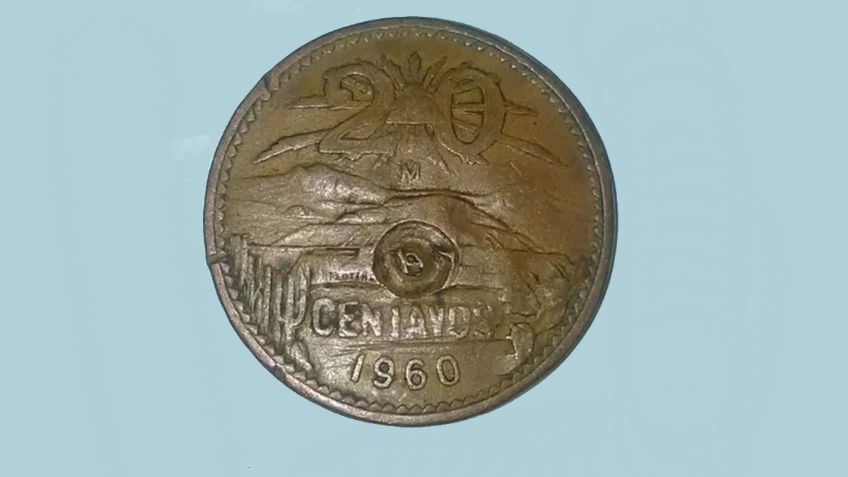 Esta es la antigua moneda de 20 centavos por la que puedes ganar hasta 150 mil pesos