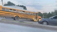 Encuentran a tres niños de secundaria: los bajaron del camión escolar durante los bloqueos en Matamoros