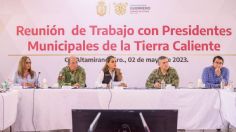 Evelyn Salgado encabeza segunda reunión con ediles de Tierra Caliente y parte de la zona norte de Guerrero