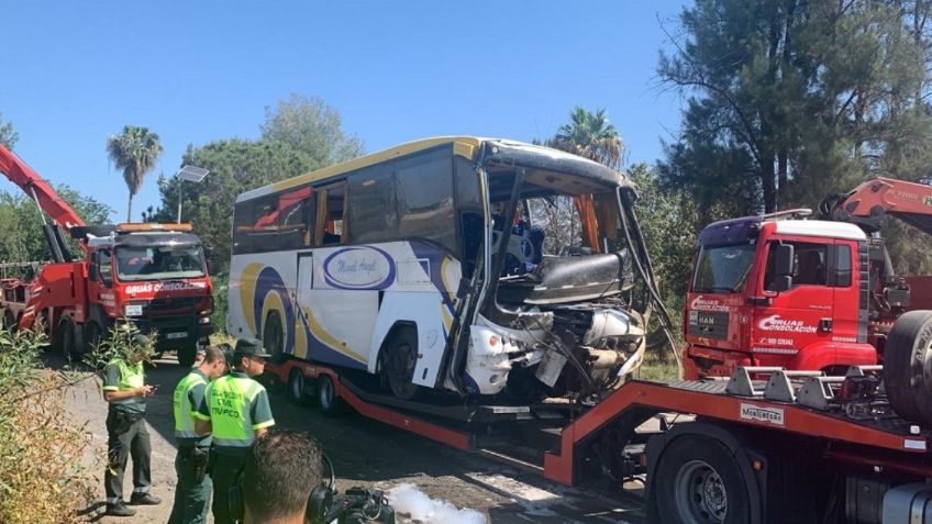 Muere una mujer en aparatoso accidente en España