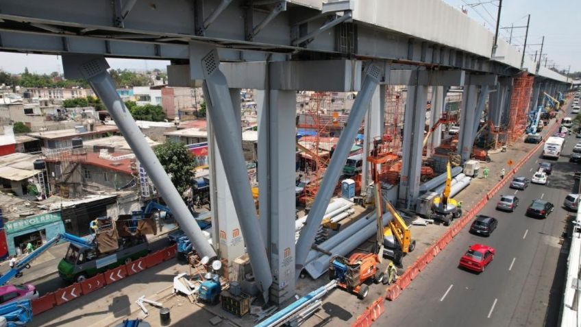 L12 del Metro CDMX: Rehabilitación del tramo elevado metálico avanza al 65%