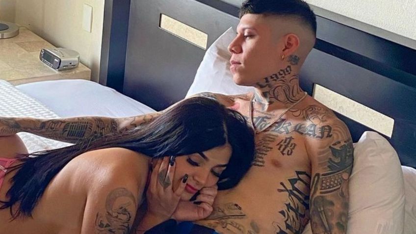 Karely Ruiz y Santa Fe Klan en la ducha: la pareja reta a la censura con sus fotos más atrevidas