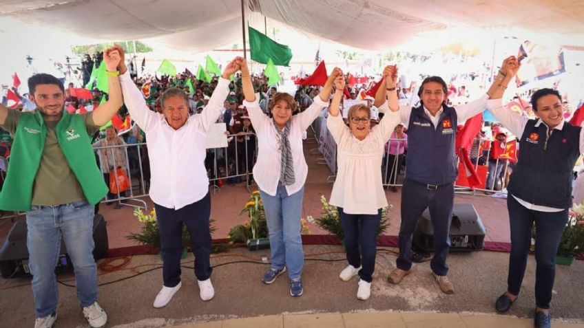 Delfina Gómez promete empleos dignos y bien pagados en Edomex