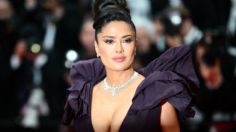 El vestido de cola de sirena y escote profundo que Salma Hayek lució en Cannes