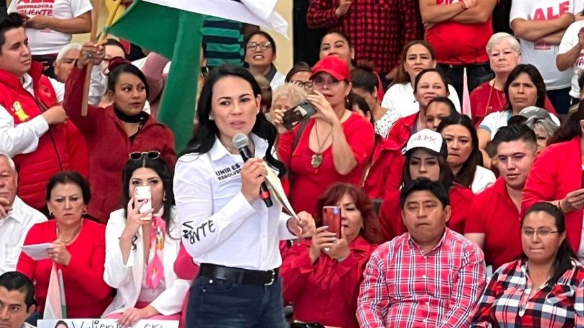 Alejandra del Moral: estamos en empate técnico, pero le ganaremos a Morena