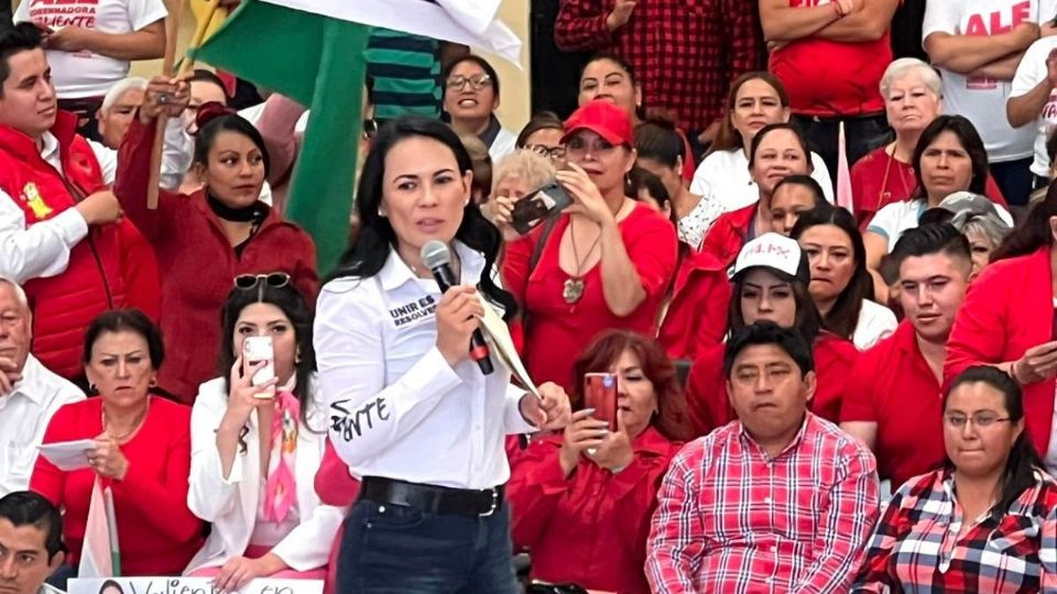 La aspirante a la gubernatura espera ganar la elección