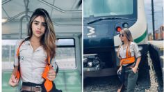 Bella conductora del Metro se vuelve viral en TikTok al mostrar cómo es su trabajo