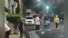 VIDEO | Cateo en Peñón de los Baños se salió de control: policías fueron apedreados por vecinos