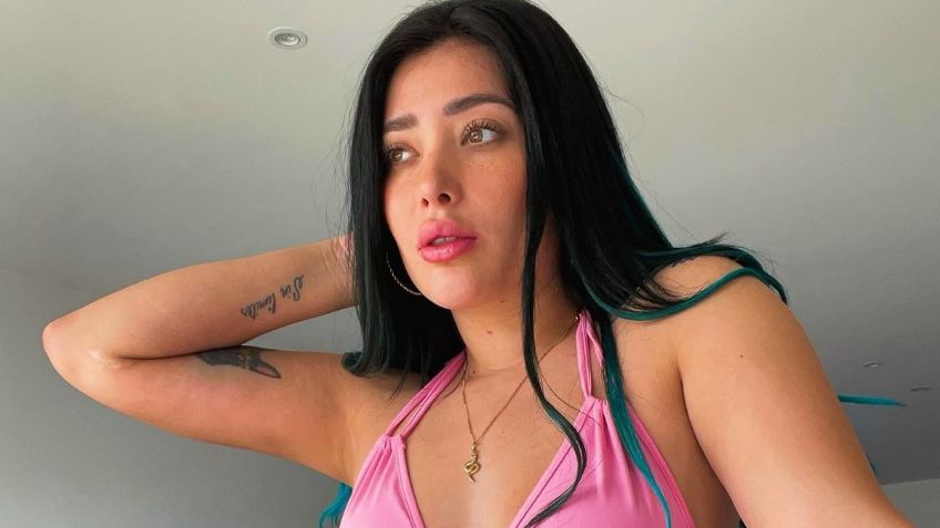 En bañador, Brenda Zambrano se robó todas las miradas con un look morado