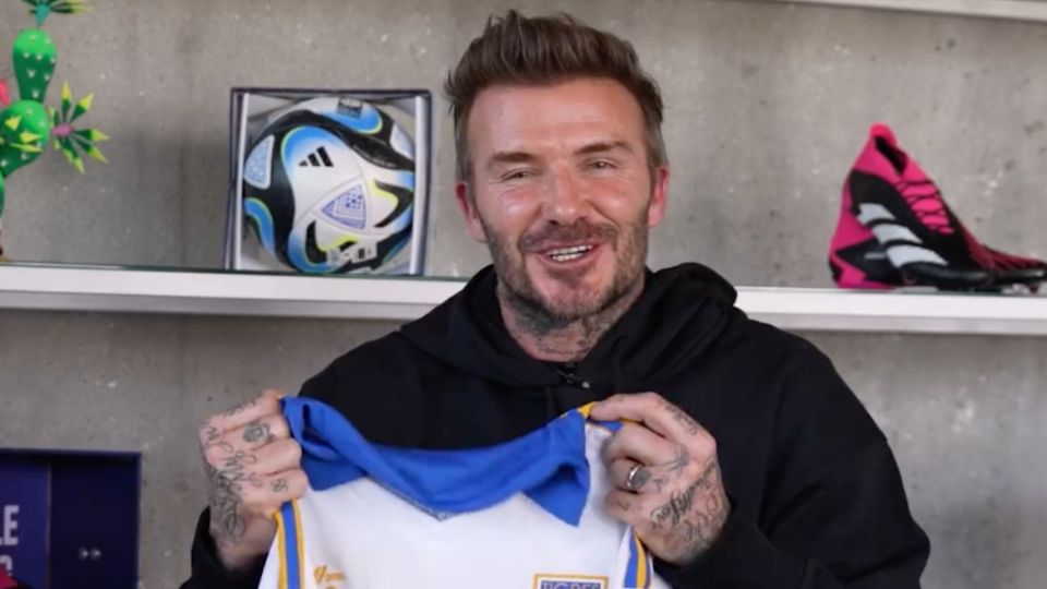 David Beckham llegó para darle su apoyo a Tigres frente a Chivas