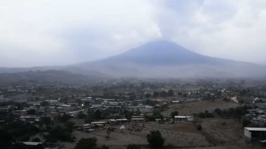 VIDEO: cenizas por todo lados, preocupación, vibraciones en el suelo y sonidos apocalípticos así es vivir en faldas del Popocatépetl