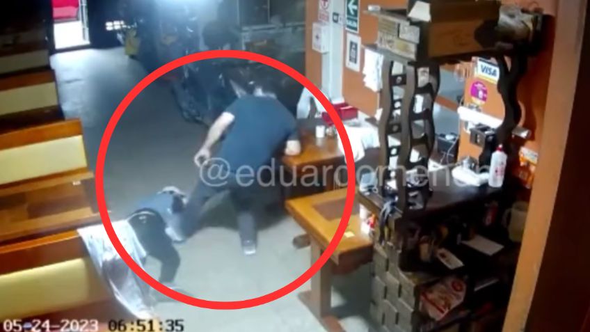 VIDEO FUERTE: un ladrón fue baleado a sangre fría por el dueño de un local y perdió la vida inmediatamente