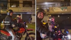 VIDEO | Perrito motociclista pasea por las calles en compañía de su dueño