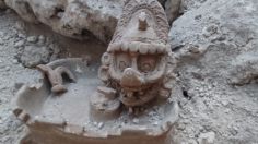 Descubren al dios de los rayos y el poder en las excavaciones del Tren Maya