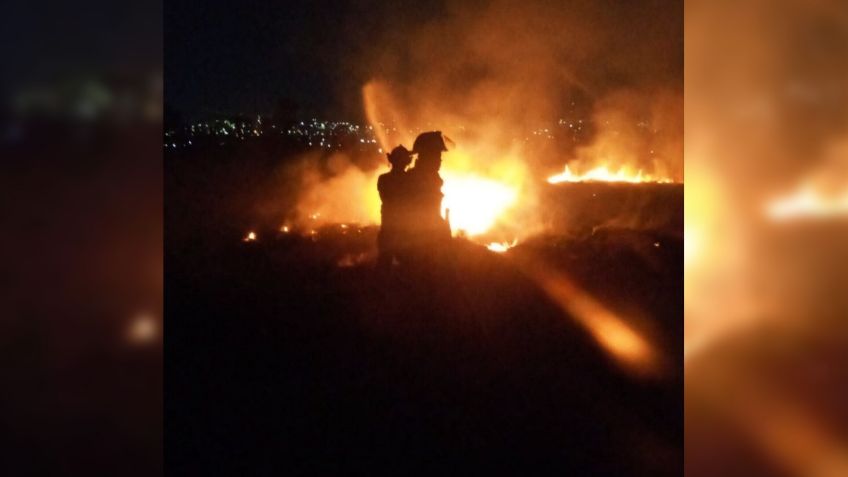 Noche de fuego en la CDMX: Bomberos controlan incendios en distintos puntos de la ciudad