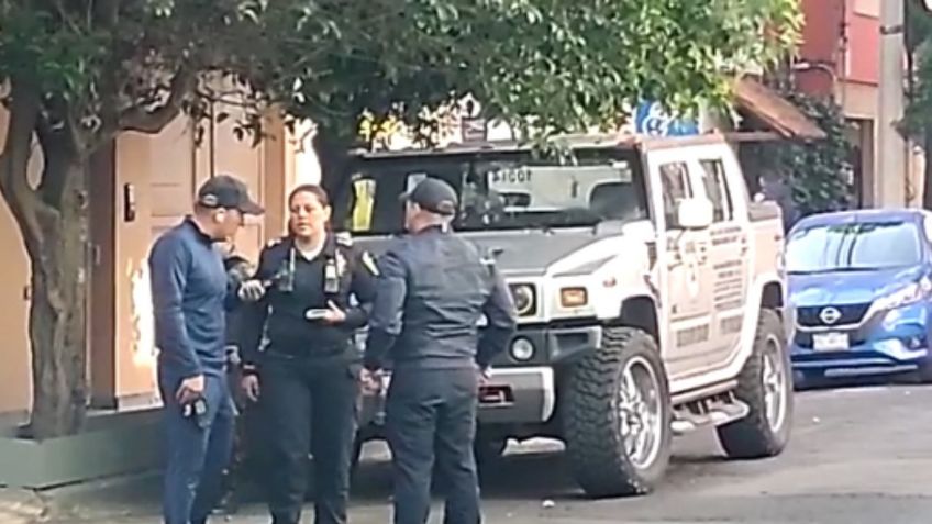 Conmoción en Polanco: falsos repartidores de comida roban camioneta de valores y huyen con 4 millones de pesos