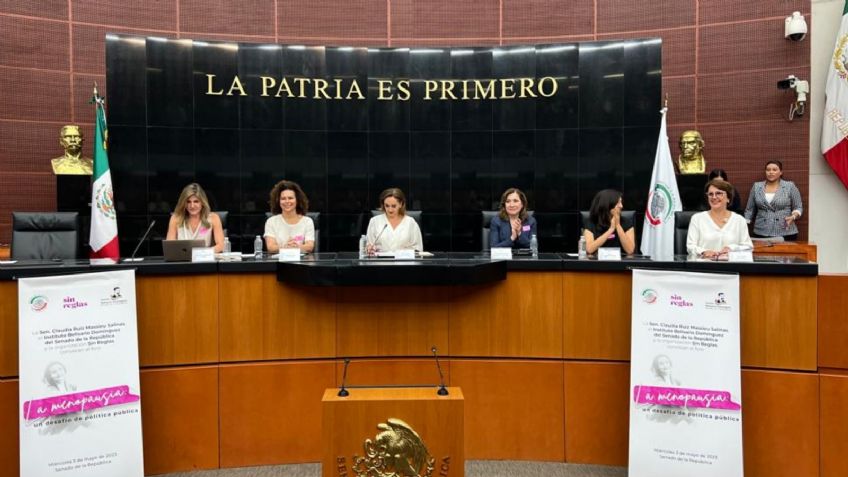 Claudia Ruiz Massieu hace un llamado para tomar el tema de la menopausia en la agenda pública