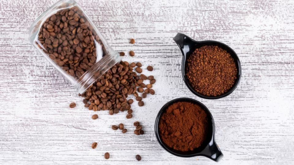 Los granos de café soluble suelen tener un sabor más fuerte.