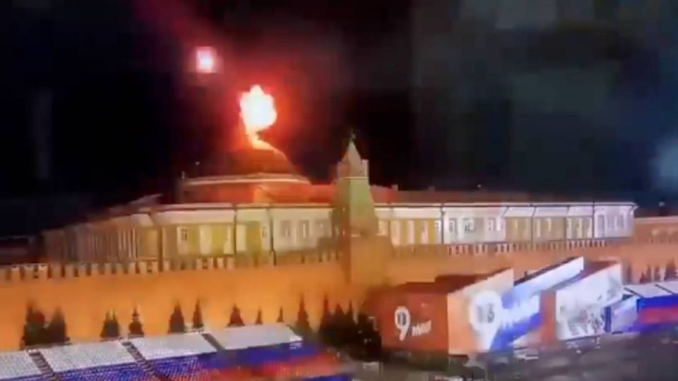 Rusia acusó a Ucrania de atacar la sede del Kremlin para matar a Putin.