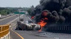 VIDEO | Las impactantes imágenes de la brutal explosión de pipa cargada con combustible en la autopista México-Tuxpan