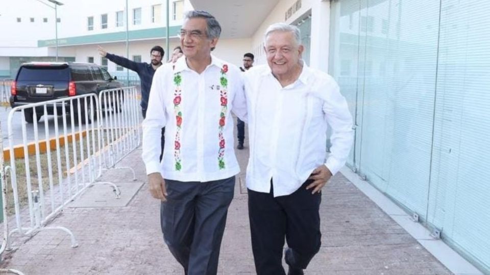 El presidente Andrés Manuel López Obrador y el gobernador Américo Villarreal recorrieron el Hospital de Especialidades IMSS-Bienestar 'Doctor Carlos Canseco' de Tampico