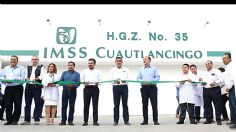 Zoé Robledo y Sergio Salomón inauguran Hospital General de Zona No. 35 en Cuautlancingo construido, en 9 meses