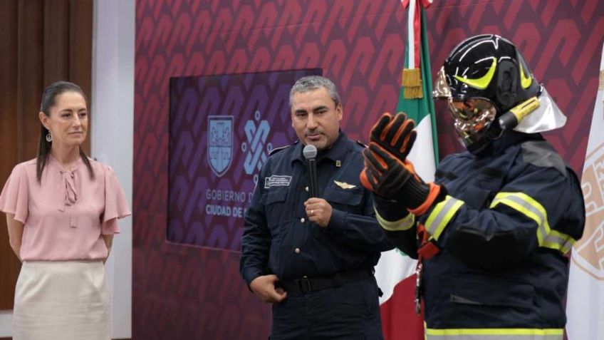 Los bomberos de la CDMX estrenan equipo, se invirtieron 81 mdp