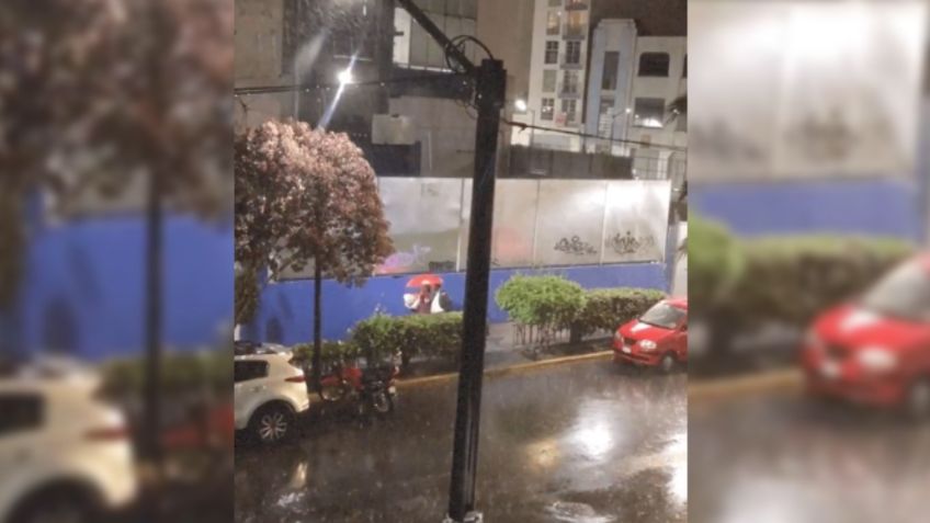 Noche lluviosa en CDMX: se registra tormenta eléctrica y avance lento de Metro en estas alcaldías