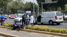 VIDEO | Fuerte choque entre motociclistas deja un muerto en pleno Paseo de la Reforma