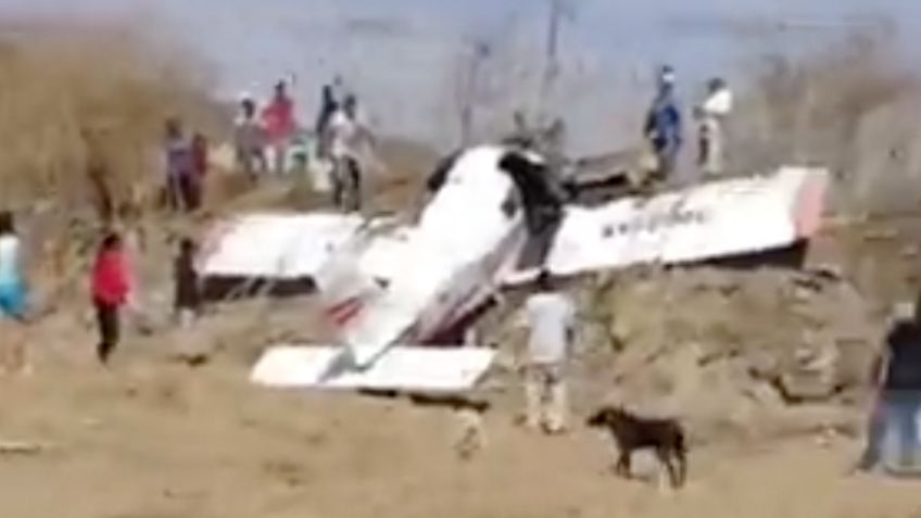 VIDEO | Se desploma una avioneta en las inmediaciones del cerro Zapotecas en Puebla