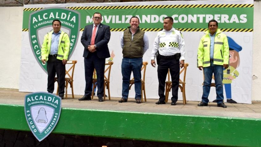 CDMX: arranca el programa "Movilizando Contreras 2023" con la participación de 200 promotores viales