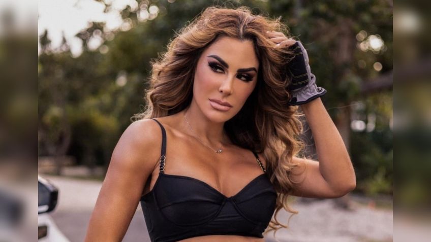 Ninel Conde derrocha estilo con ceñido vestido de noche verde