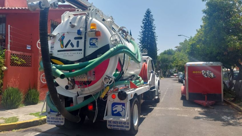 CDMX: Tlalpan realiza limpieza de drenajes y capacitación previo a las intensas lluvias