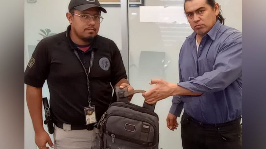 Carpintero encontró más de 65 mil pesos en una mochila y los regresó a su dueño en Nuevo León