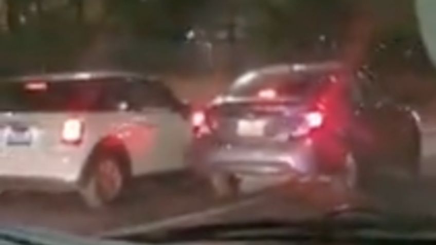 VIDEO | Se pasan de un carril al otro sin avisar: así operan los montachoques en Tlalnepantla