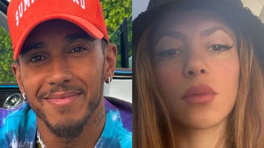 Estas son las imágenes de Shakira y Lewis Hamilton que son tendencia en redes