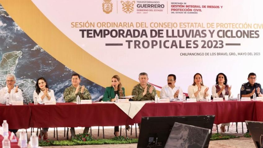 Guerrero alista protocolos para la temporada de lluvias y ciclones tropicales del 15 de mayo al 30 de noviembre 2023