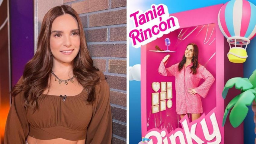 Tania Rincón impone moda con falda midi al estilo de Barbie