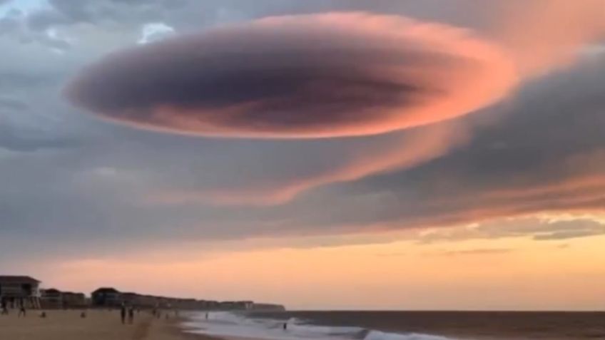 ¿Un Ovni? Captan misteriosa nube que sorprendió a habitantes de California