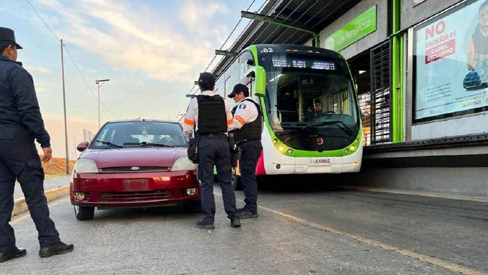 La dependencia puntualizó que desde marzo pasado se intensificaron los operativos en las rutas de las cuatro líneas del Mexibús