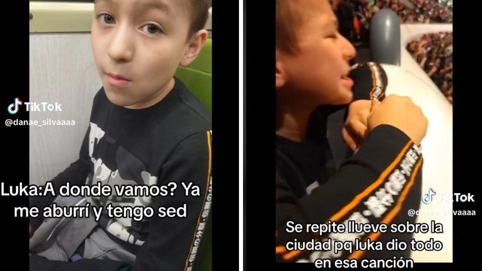 El momento fue grabado por su madre, quien le regaló de sorpresa el boleto.