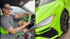 Eduin Caz presume nuevo lamborghini, ¿cuánto cuesta un carro como el del líder de Grupo Firme?