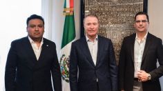 Se reúne la presidencia del Consejo Nacional de Jóvenes pro México con el embajador Quirino Ordaz