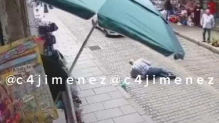 VIDEO: asesinan a un comerciante del Centro Histórico que intentó defenderse de una extorsión