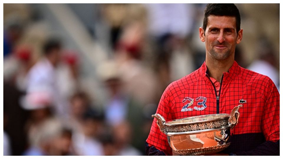 Novak busca ganar el Grand Slam calendario (lleva dos en 2023).