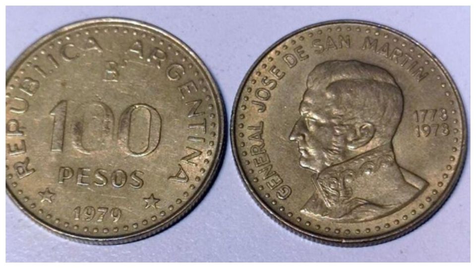 Esta antigua moneda argentina, creada hace casi 45 años, es una de las más cotizadas en internet.